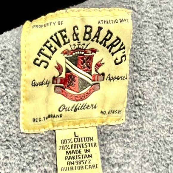 Univerty of MICHIGAN Vtg |Steeve & Barrie’s | Distressed Logo Sweatshirt |Sz:L - Picture 15 of 15